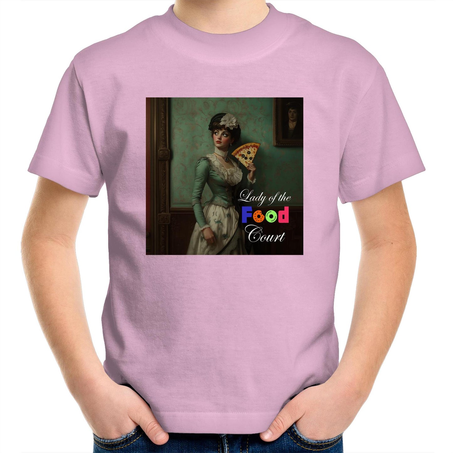 Lady of the Food Court - Kids Youth T-Shirt