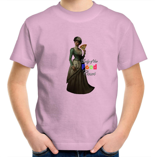 Lady of the Food Court - Kids T-Shirt