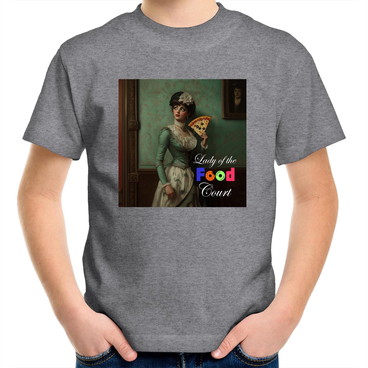 Lady of the Food Court - Kids Youth T-Shirt