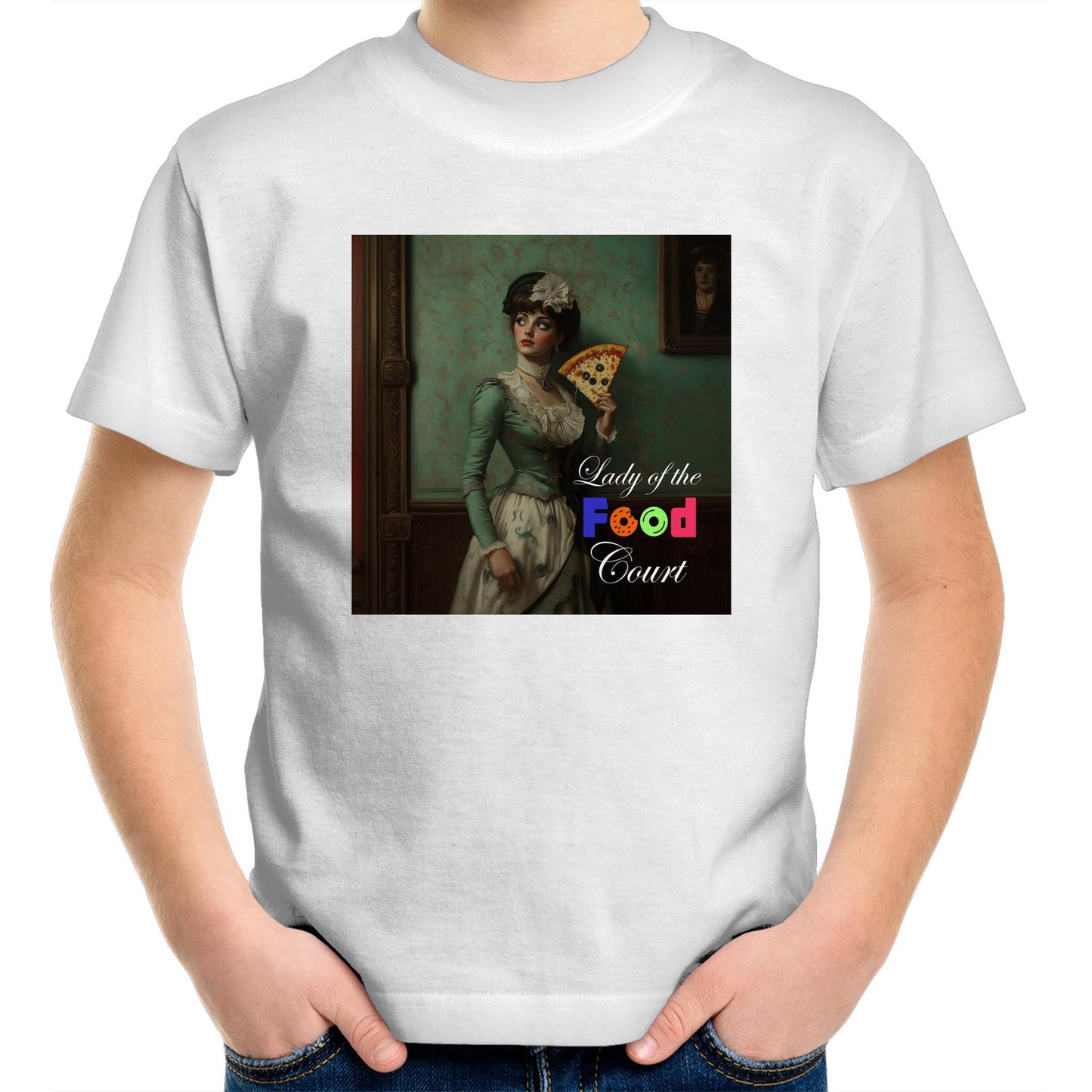 Lady of the Food Court - Kids Youth T-Shirt